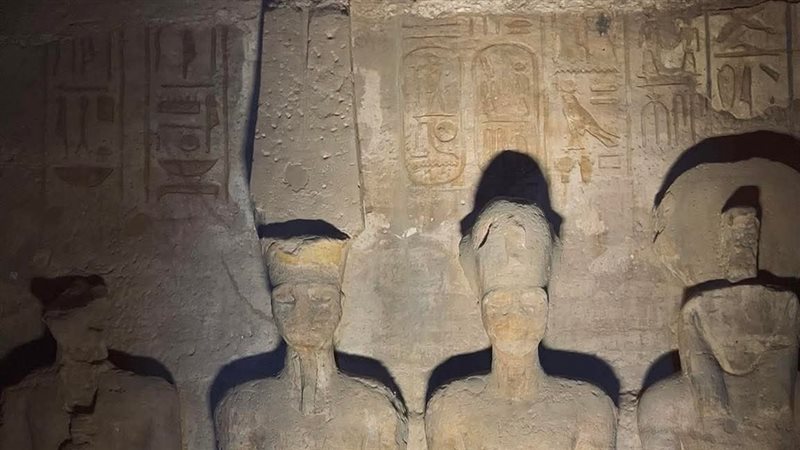 تعامد أشعة الشمس على وجه الملك رمسيس الثاني