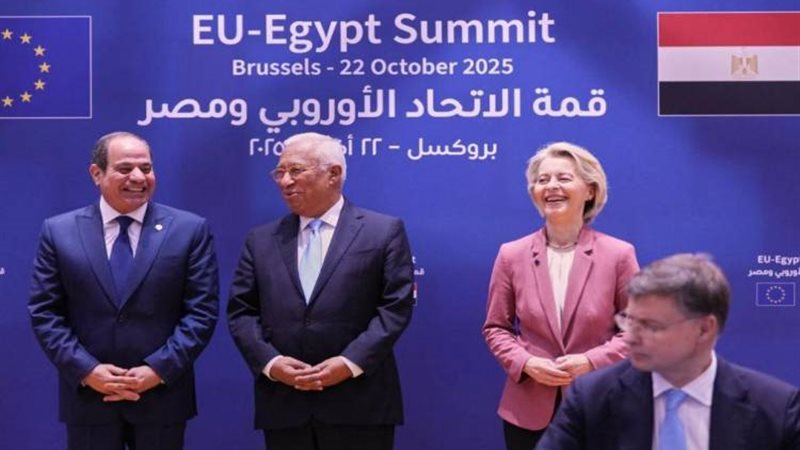 الرئيس السيسي في القمة المصرية الأوروبية 
