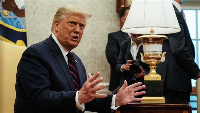 الرئيس الأمريكي دونالد ترامب 