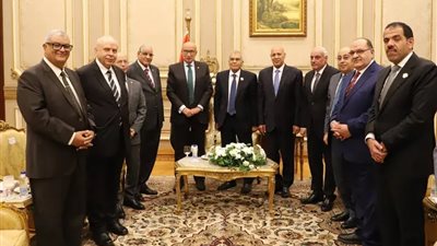 رئيس محكمة النقض يزور رئيس مجلس الشيوخ لتهنئته بمنصبه الجديد