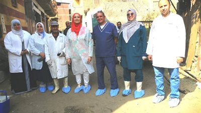 مدير «بيطري الغربية» تتابع أعمال الحملة القومية للتحصين ضد الحمى القلاعية بالسنطة
