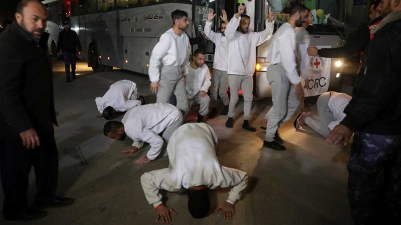 الأسرى الفلسطينيين الذين تم الإفراج عنهم 