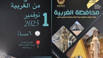 الغربية تحتفل بافتتاح المتحف المصري الكبير بتجمع جماهيري