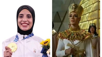 فريال أشرف «بطلة العالم» تتألق في افتتاح المتحف المصري الكبير