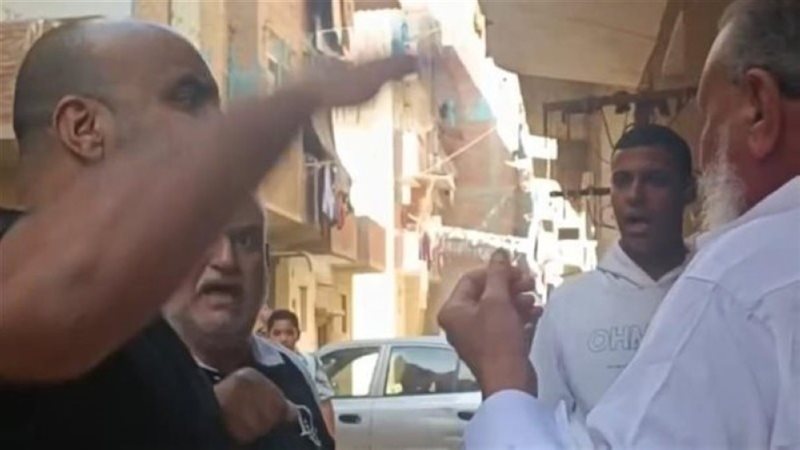 الإعتداء علي مسن السويس