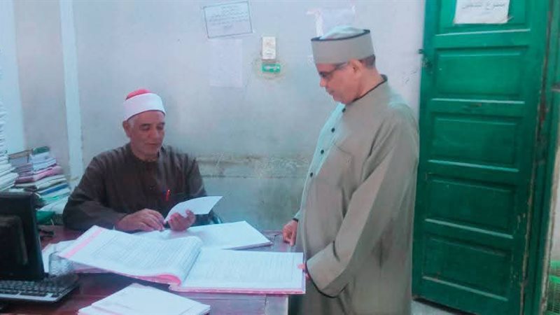 وكيل وزارة اوقاف الفيوم اثناء الجولة