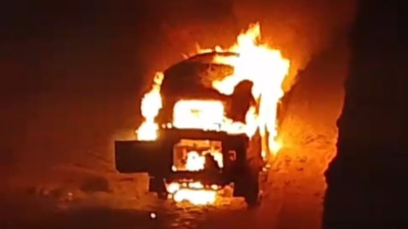 صورة من موقع الحادث 