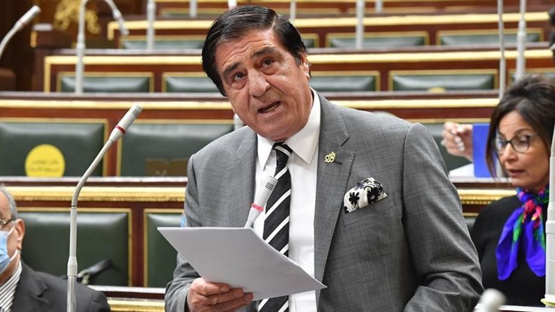 النائب أحمد فؤاد أباظة، رئيس لجنة الشئون العربية بمجلس النوا