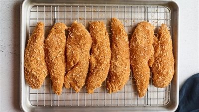 طريقة عمل الكبدة البانيه على مثل المطاعم