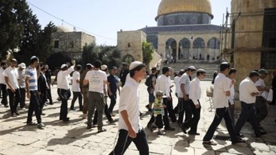 إعلام فلسطيني: 63 مستوطناً اقتحموا ساحات المسجد الأقصى