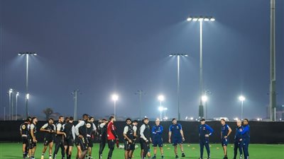 لقطات من مران الأهلي استعدادًا لمواجهة فيوتشر بنهائي كأس السوبر