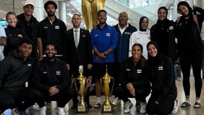 وزارة الرياضة تستقبل بعثة منتخبي الكرة الطائرة الشاطئية للرجال والسيدات
