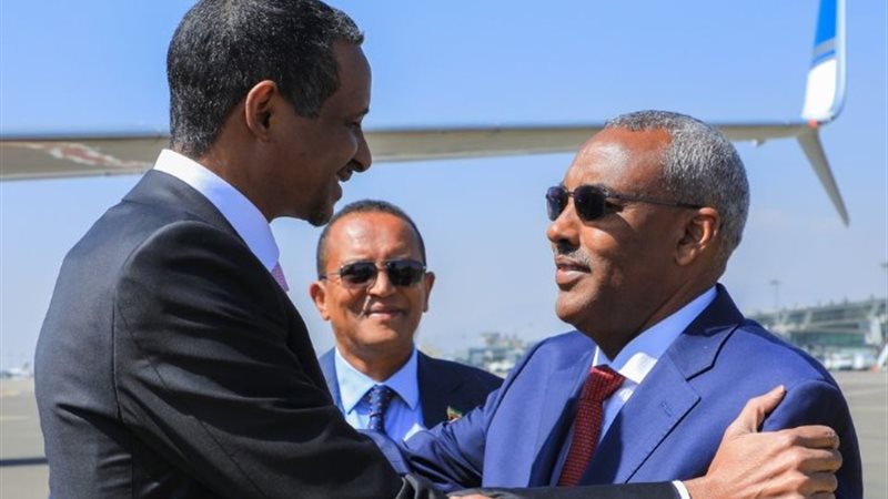 قائد ميلشيا الدعم السريع ووزير الخارجية الإثيوبي