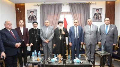 محافظ كفر الشيخ يشهد احتفالات عيد الميلاد المجيد بكنيسة مارمينا
