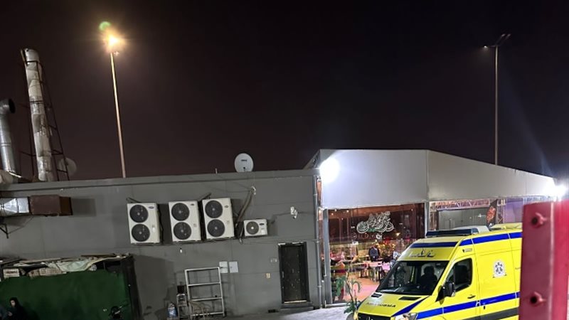 من أمام المطعم وقت الحادث