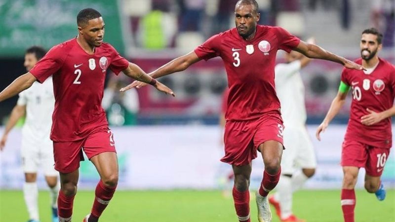 المعز مسعود لاعب منتخب قطر
