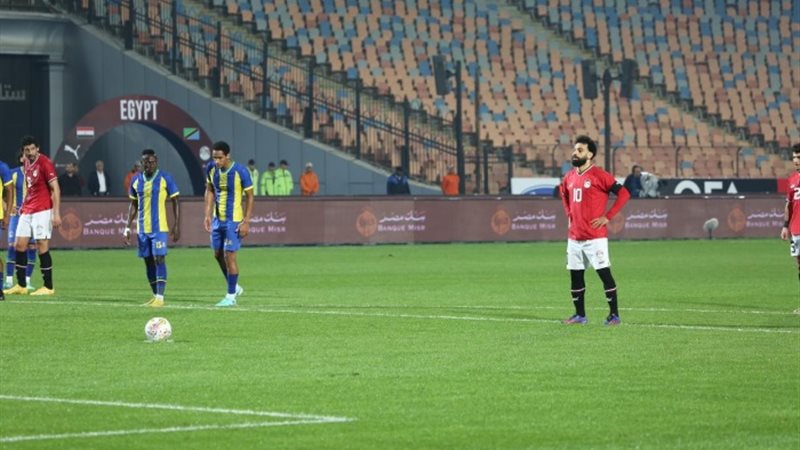 محمد صلاح أثناء اللقاء