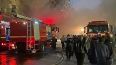 النيابة تنتدب فريقا لمعاينة موقع حريق في شقة بعقار سكني بالجيزة