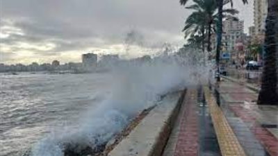 نوة الفيضة الكبري، أمطار غزيرة ورياح رعدية فى الإسكندرية لمدة 6 أيام