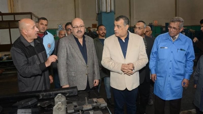 خلال تفقد وزير الإنتاج الحربي لشركة هليوبوليس