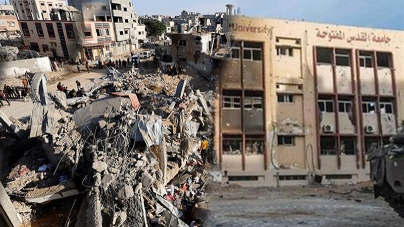 دمار الهيئات التعليمية في غزة