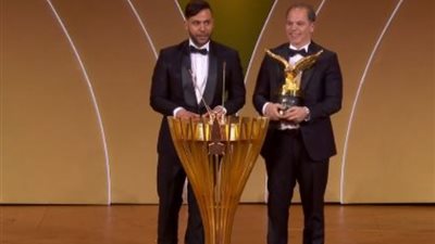 حفل جوائز joy awards، برسالة مسجلة أول ظهور لعادل إمام خلال تكريمه
