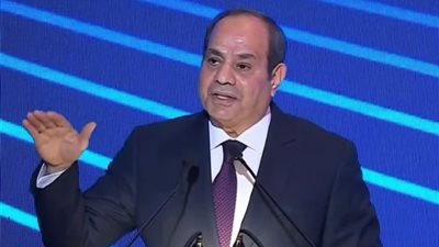 الرئيس السيسي: أسجل احترامي للمواطن البسيط الغلبان وكل حاجة تهون إلا بلدنا