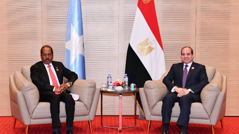 الرئيس السيسي ونظيره الصومالي - أرشيفية