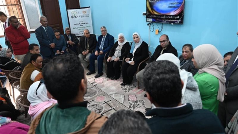 خلال تفقد وزارة التضامن