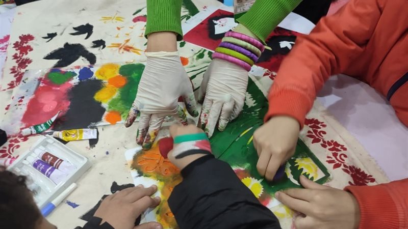 ورش رسم معرض الكتاب 2024