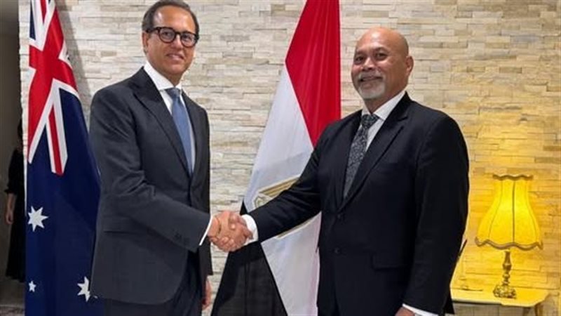 سفير مصر في أستراليا ووزير خارجية ناورو