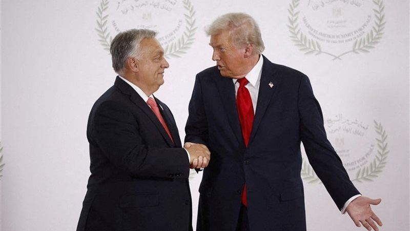 ترامب مع رئيس المجر