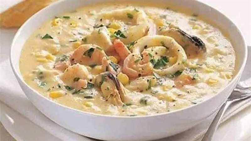 شوربة السي فود 