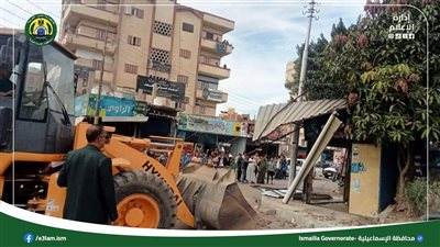 إزالة 22 حالة تعدٍّ بـ«القنطرة غرب» ضمن الموجة 27 لاسترداد أراضي الدولة