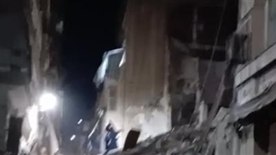 انهيار جزئي لمنزل قديم في منطقة بولاق الدكرور دون إصابات