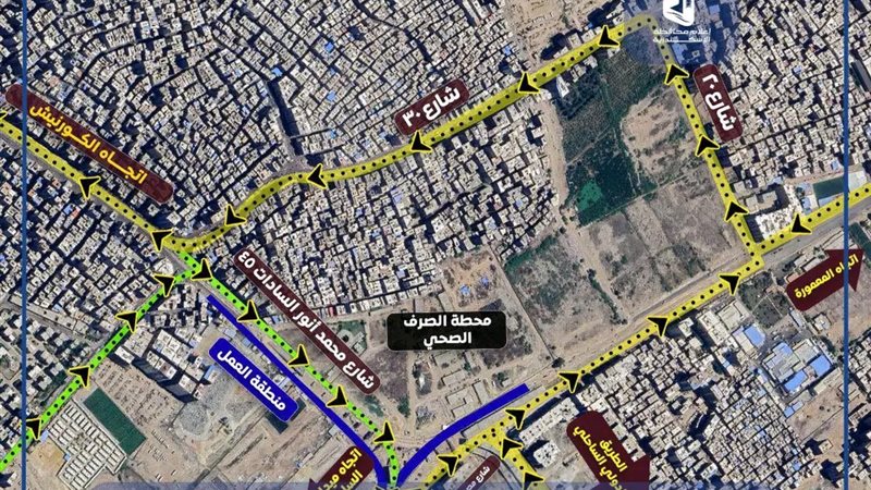 تحويلة مرورية مؤقتة بشارع 45 بالإسكندرية