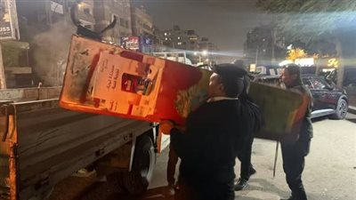 حملات أمنية موسعة بشارع نبيل الوقاد في مدينة نصر لإعادة الانضباط