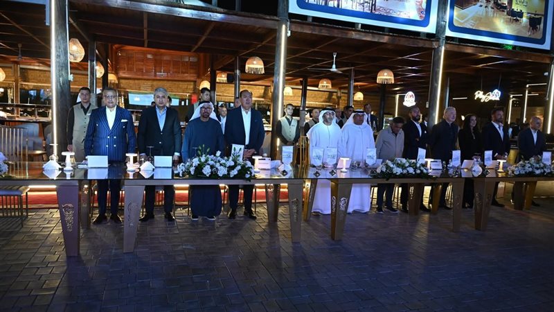 جانب من افتتاح إحدى المنشآت السياحية الكبرى بشرم الشيخ