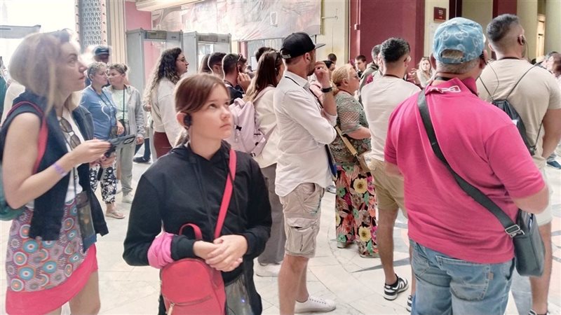 زوار المتحف المصري بالقاهرة