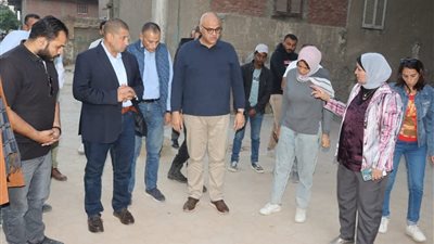 محافظ القليوبية يتابع أعمال رصف وتطوير شوارع مركز ومدينة الخانكة 