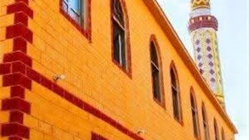 أحد المساجد التى تم افتتاجها اليوم
