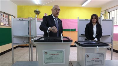 رئيس «الجبهة الوطنية» يدلي بصوته في انتخابات مجلس النواب