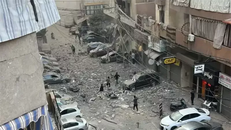 موقع الغارة 
