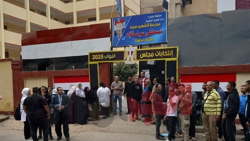 توافد الناخبين في المطرية