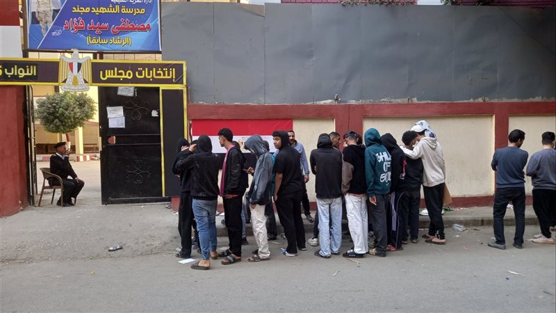 إقبال الناخبين في المطرية