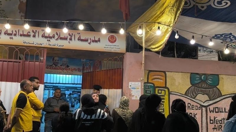 استمرار توافد الناخبين على لجان بورسعيد