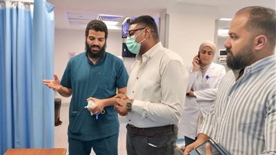 وكيل وزارة الصحة بالبحر الأحمر يتفقد مستشفى الحميات بالغردقة 