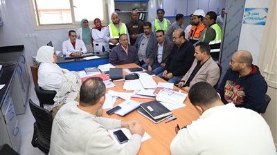 رئيس مياه الغربية يتفقد محطة الملاحية والورش المركزية لمتابعة جودة الخدمات