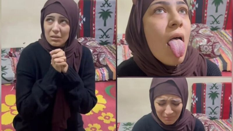 فتاة تخضع لطقس “البِشعة”