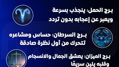 مش هتتخيلهم.. 5 أبراج تقع في الحب من أول نظرة 